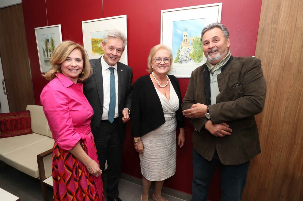 Christoph Matzl lässt sich unsere Vernissage auch nicht entgehen.