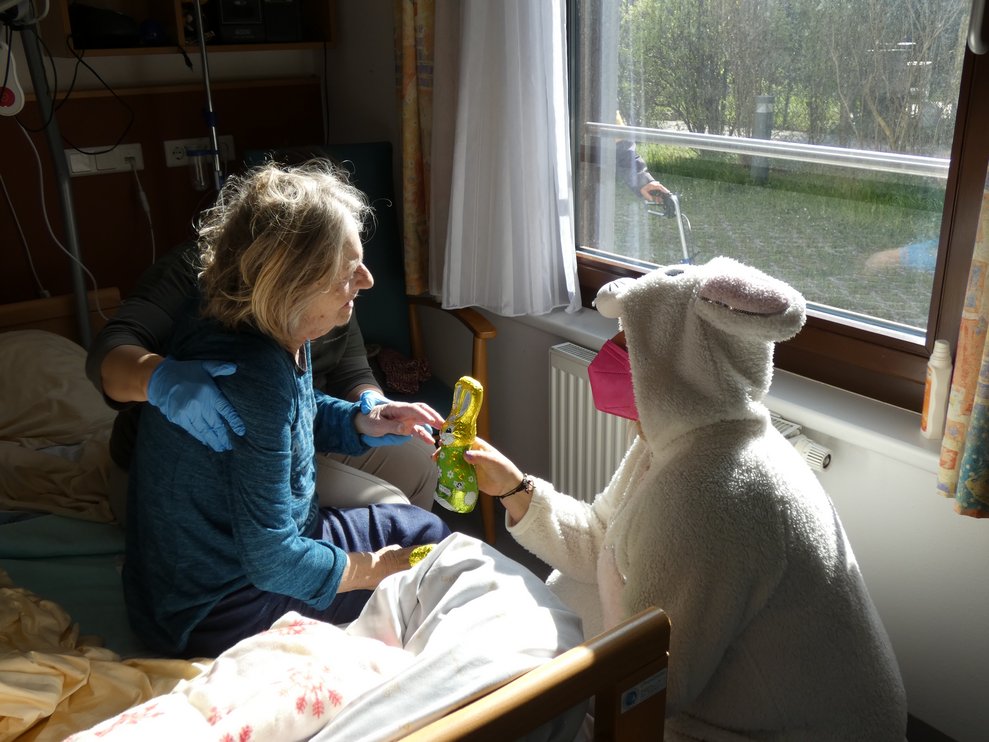 Osterhase im PBZ Klosterneuburg