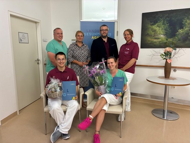 Bernhard Leitner, Gabriela Blahova, Roman Vollnhofer, Eva Maria Janda, Christoph Bednar und Lisa Marschall. Bernhard Leitner, Gabriela Blahova, Roman Vollnhofer, Eva Maria Janda, Christoph Bednar und Lisa Marschall.