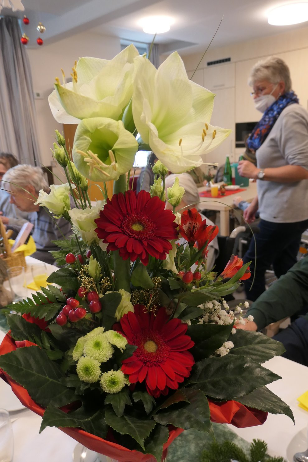 Ein Blumenstrauß.