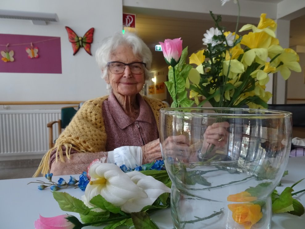 Es soll der Frühling in unser Haus einkehren. 