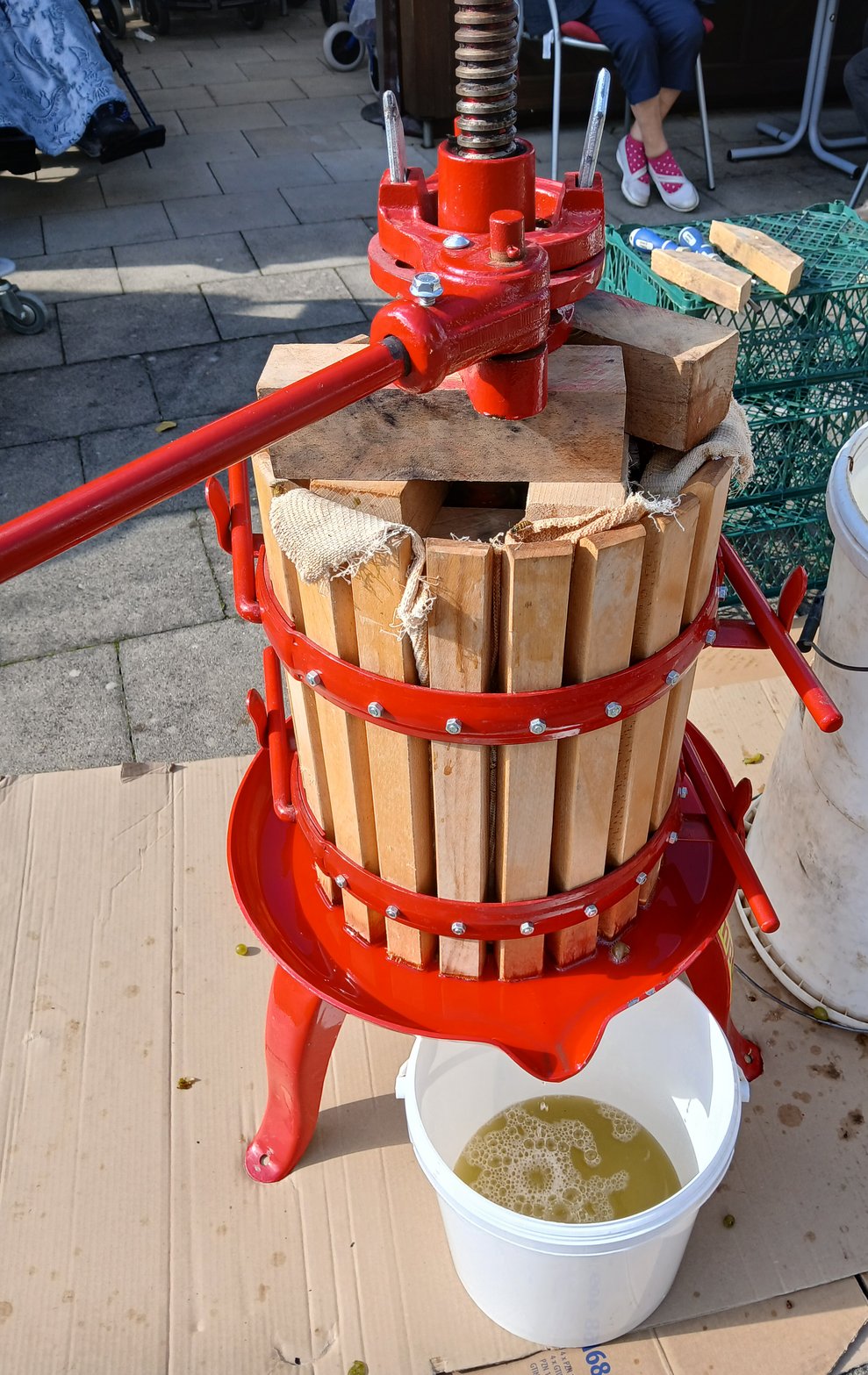 Traubensaftpresse