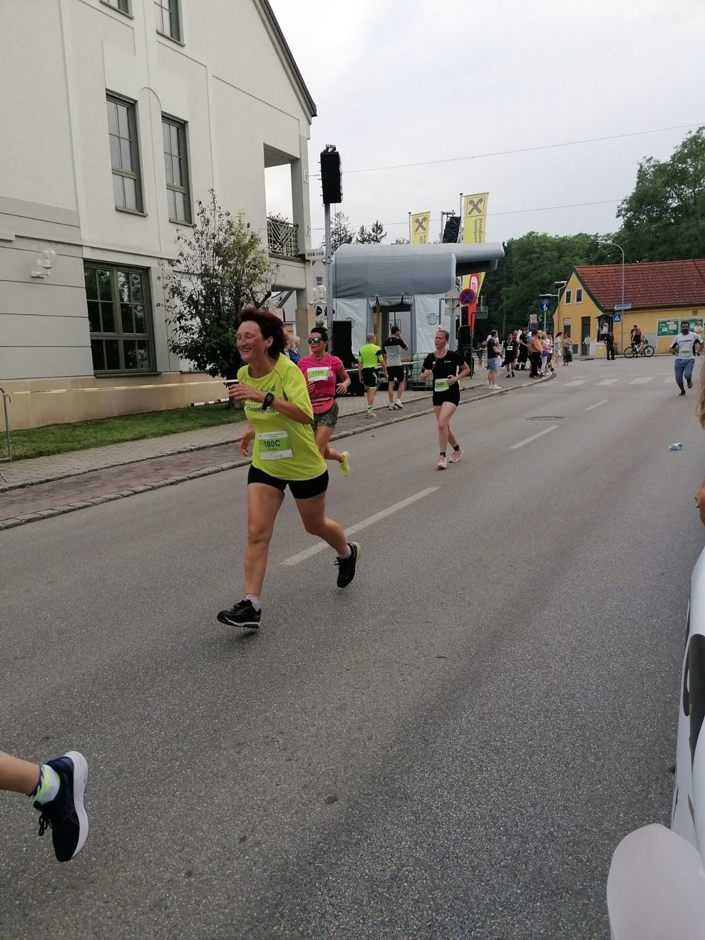 Christine Lechner kurz vor dem Ziel.