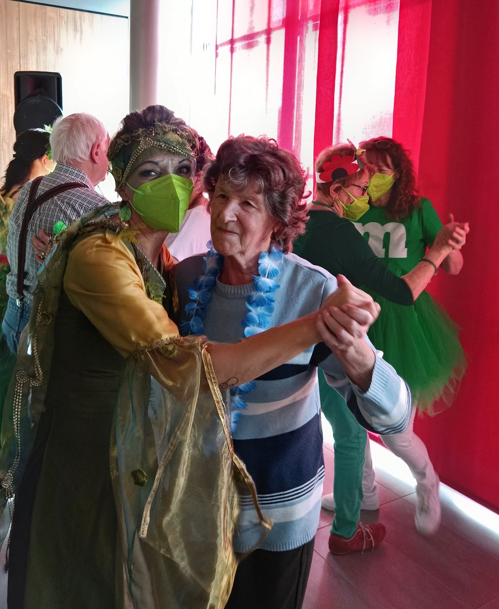 Auch unsere Tagesgäste lassen sich das Faschingsfest nicht entgehen.