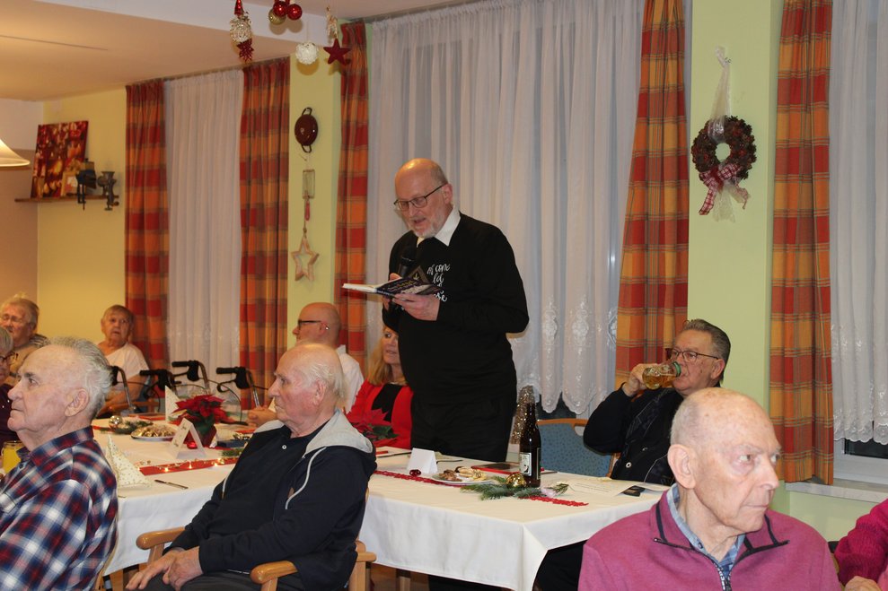 Vorweihnachtsfeier der BewohnerInnen