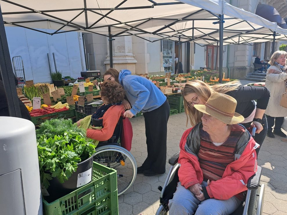 Ausflug zum Markt in Korneuburg 