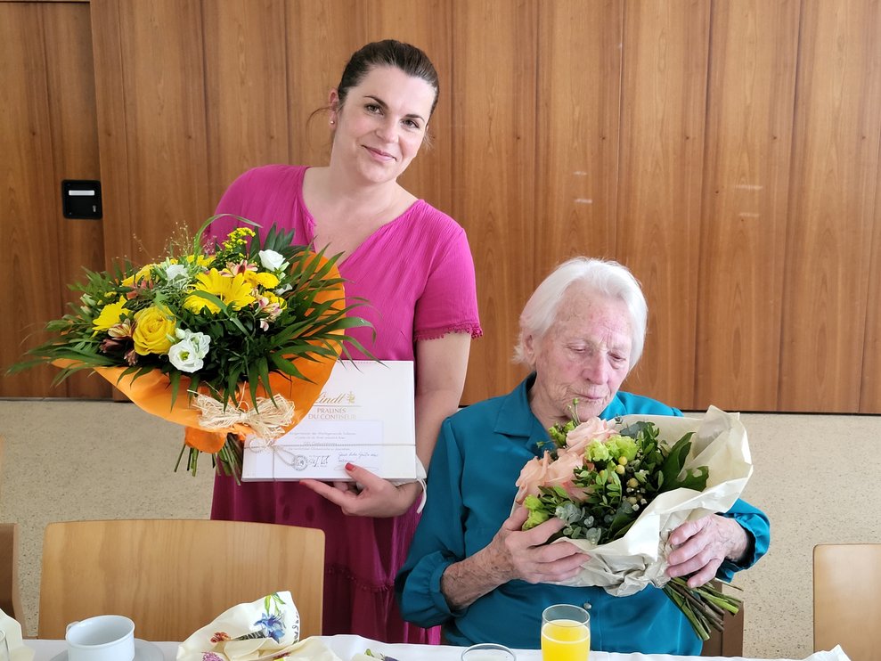 Unsere interimistische Pflege- und Betreuungsleiterin Frau Michaela Weichhart.