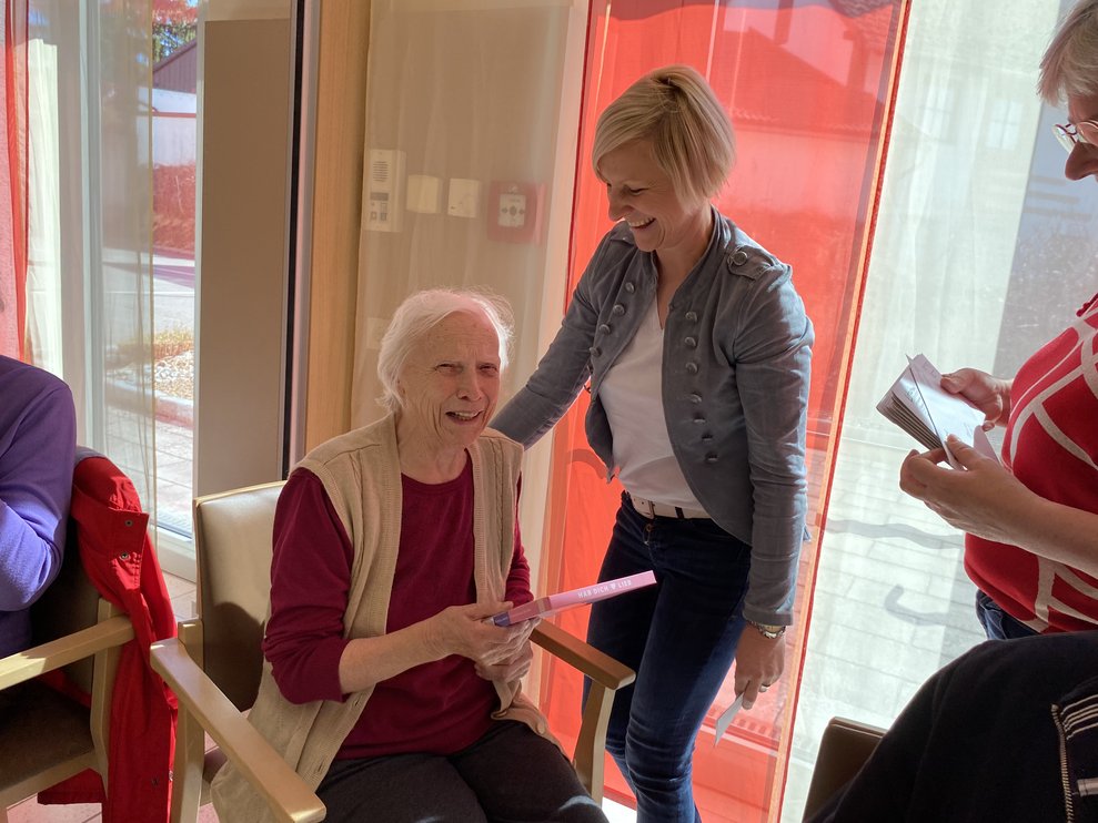 Auch Frau Hanko feierte ihren 89. Geburtstag...
