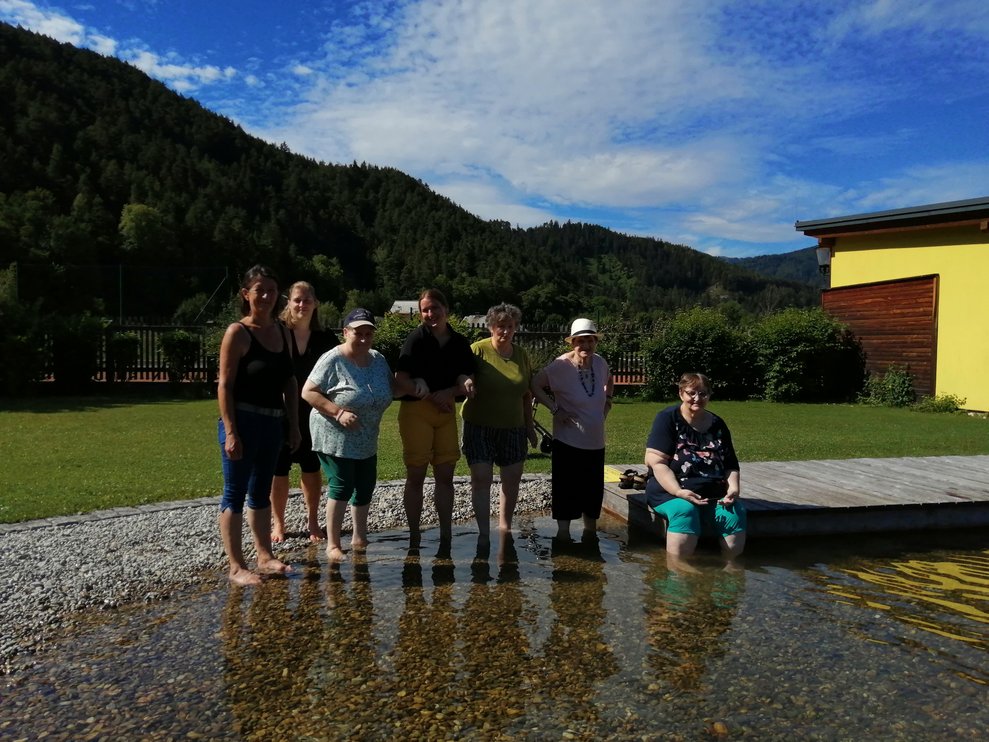 Besuch Naturschwimmbad