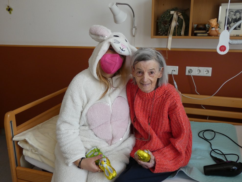 Osterhase im PBZ Klosterneuburg