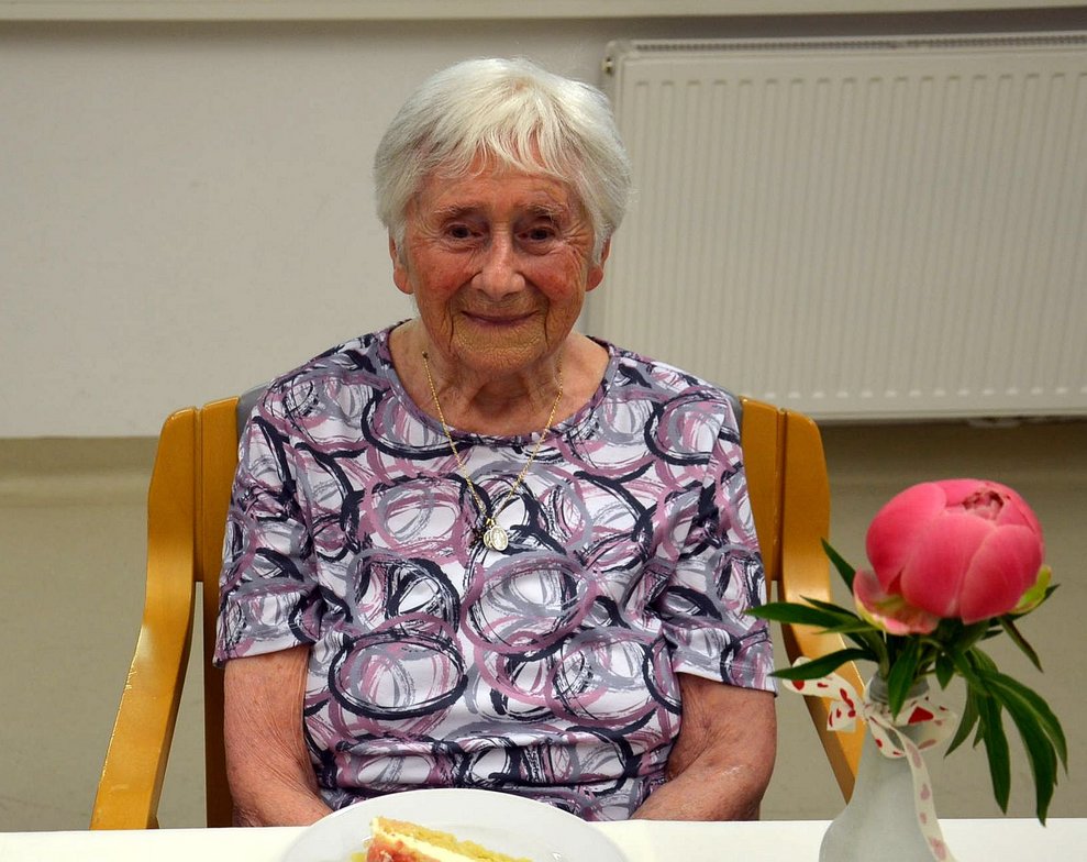 Eine Frau