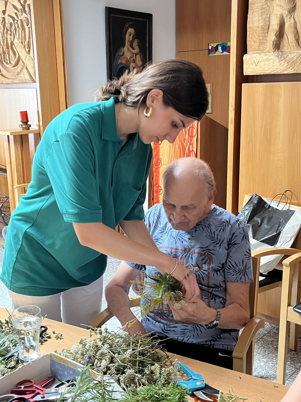 Frau mit Mann