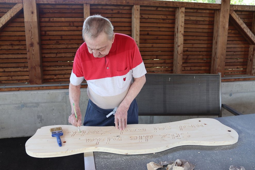 Gartenbänke selber bauen