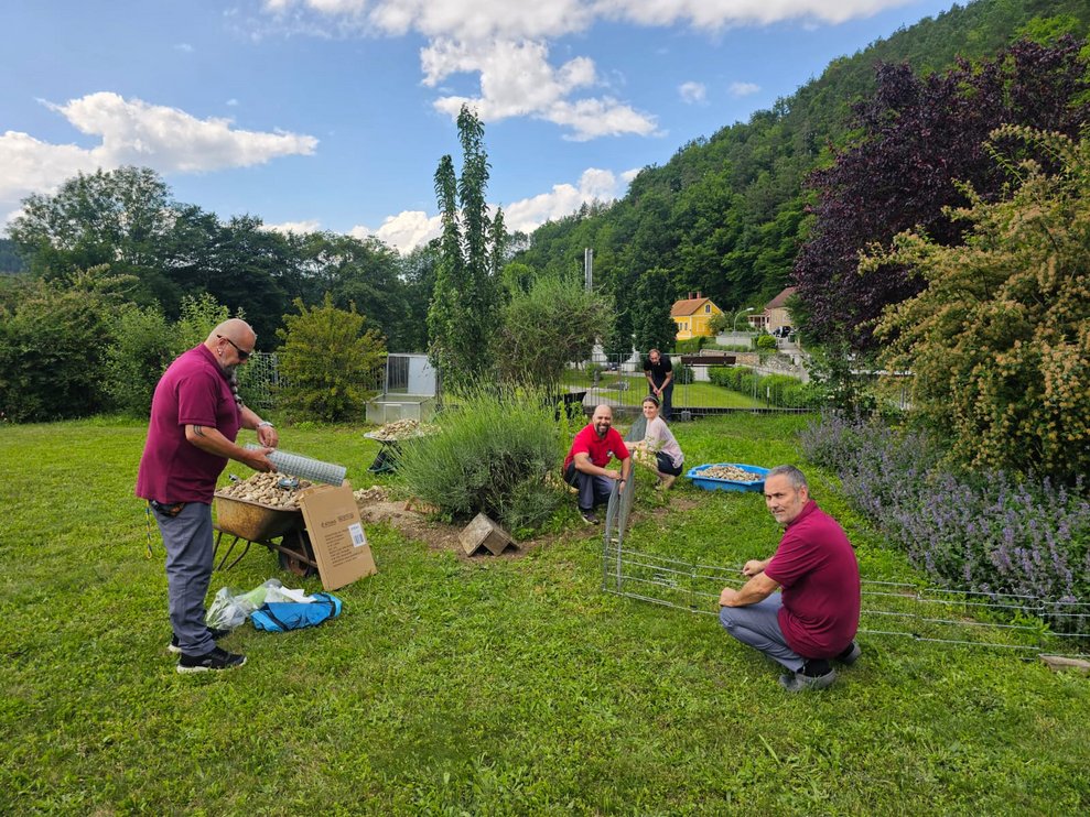 Wir starten unser Projekt "Vergrößerung Schildkrötengehege".