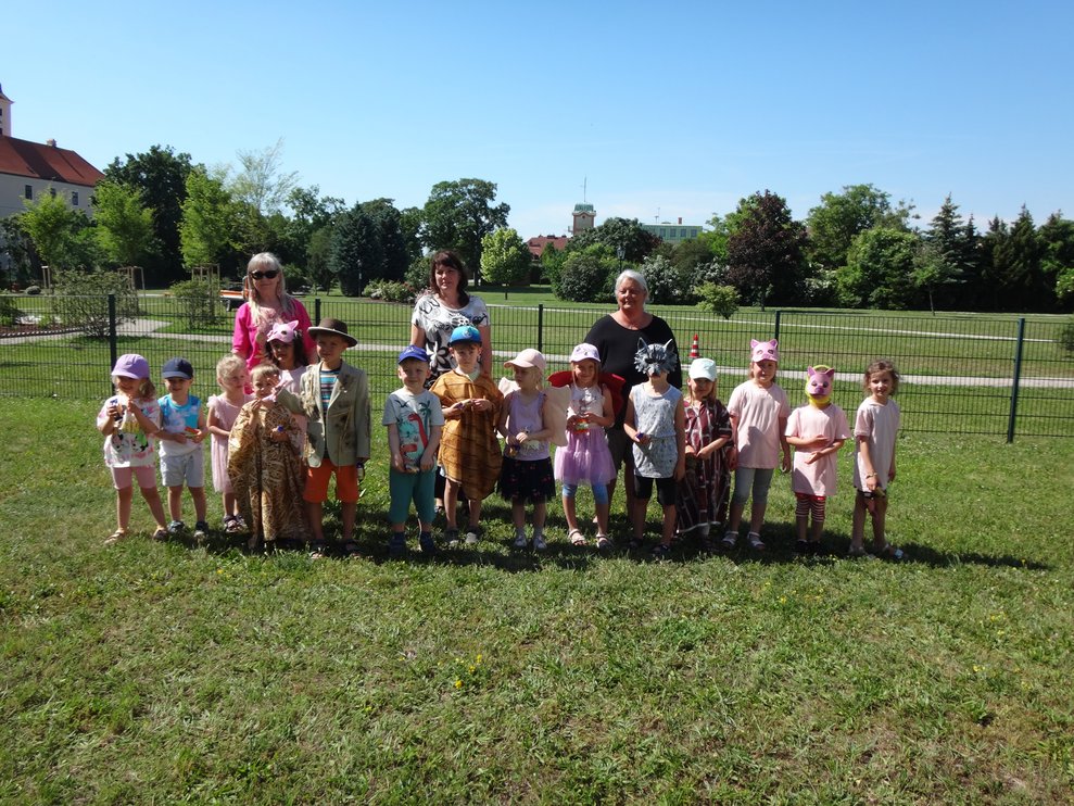 Eine Vorführung des Kindergartens Schlosspark Vösendorf