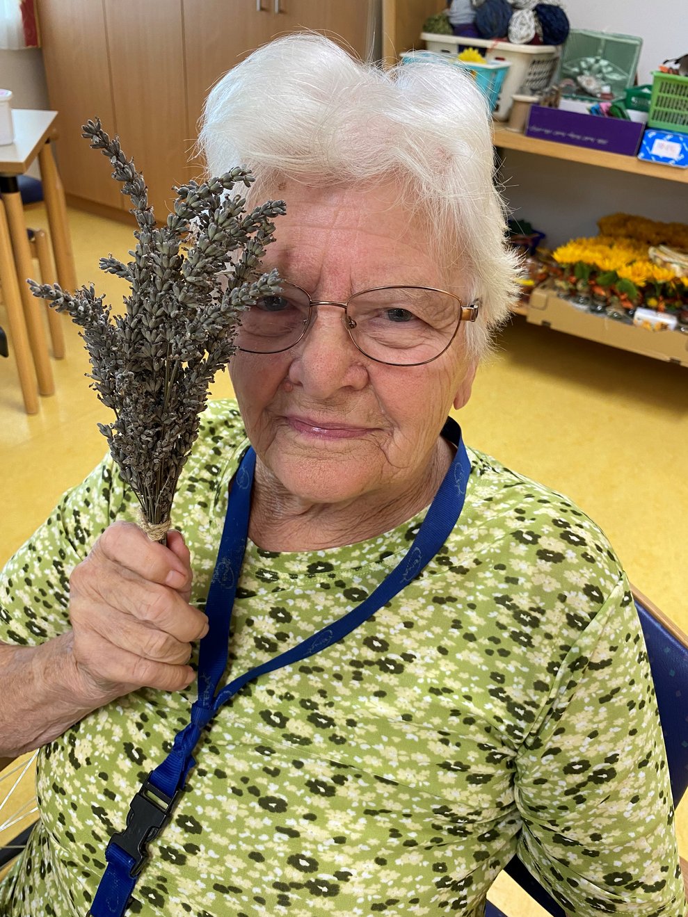auch Lavendel Sträußchen wurden gebunden