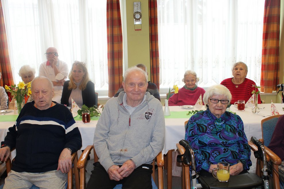 Geburtstagsjause im Festsaal