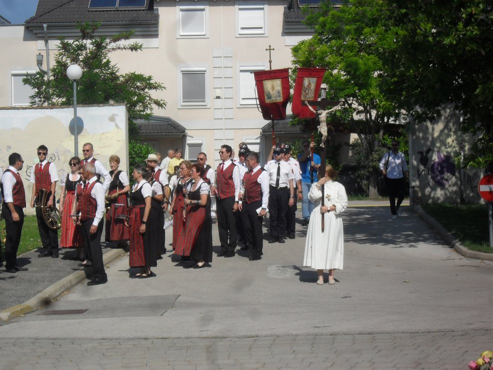 Fronleichnamumzug.