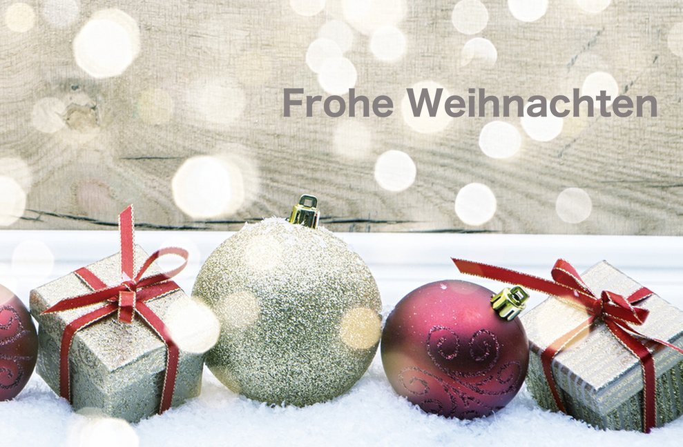 Wir wünschen FROHE WEIHNACHTEN!