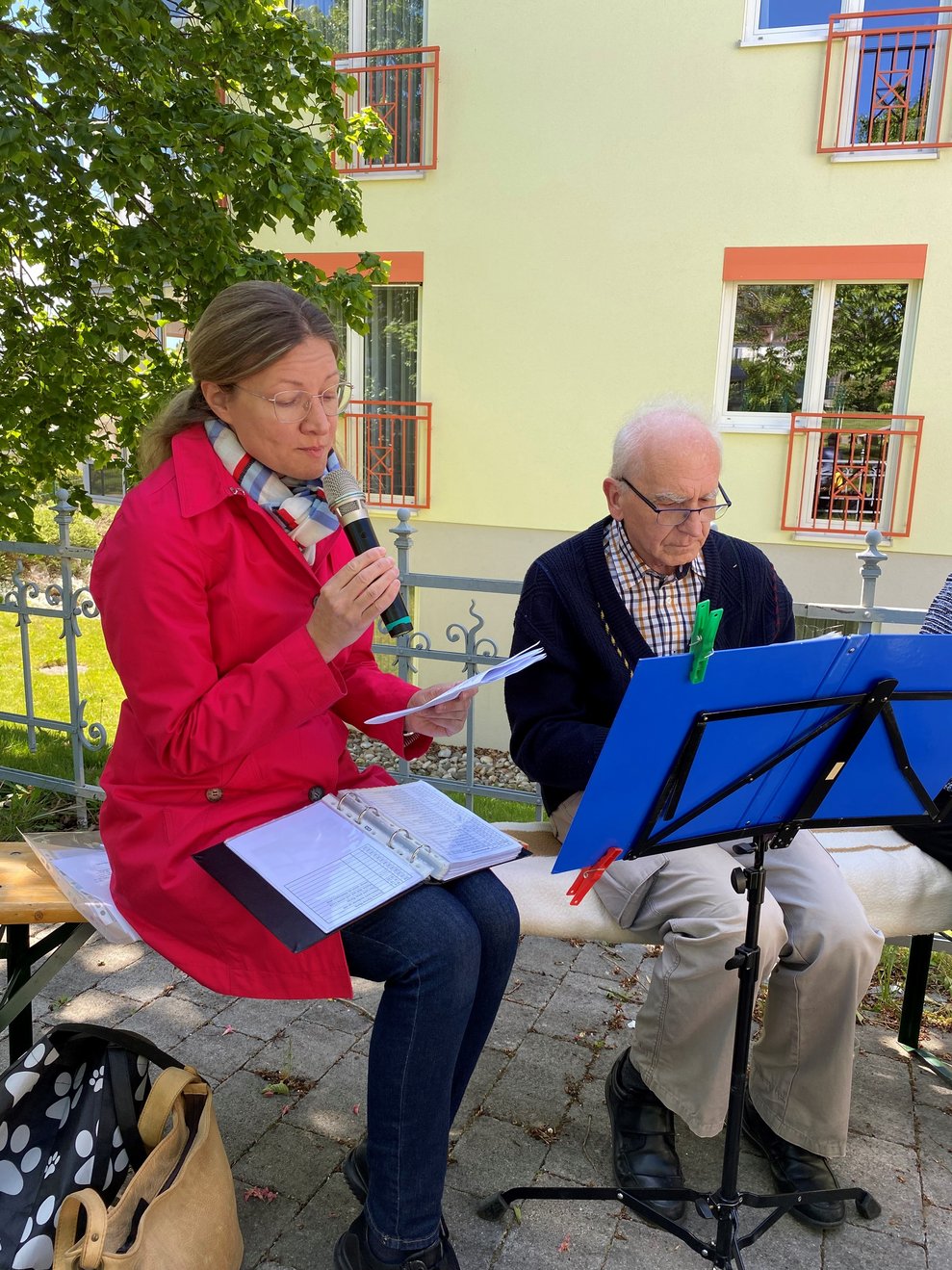 wunderbare Texte werden vorgetragen