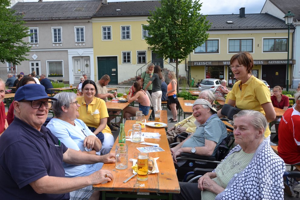 ...und haben sichtlich ihren Spaß.