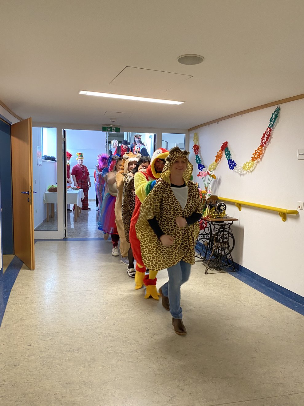 Einzug zum Faschingsfest