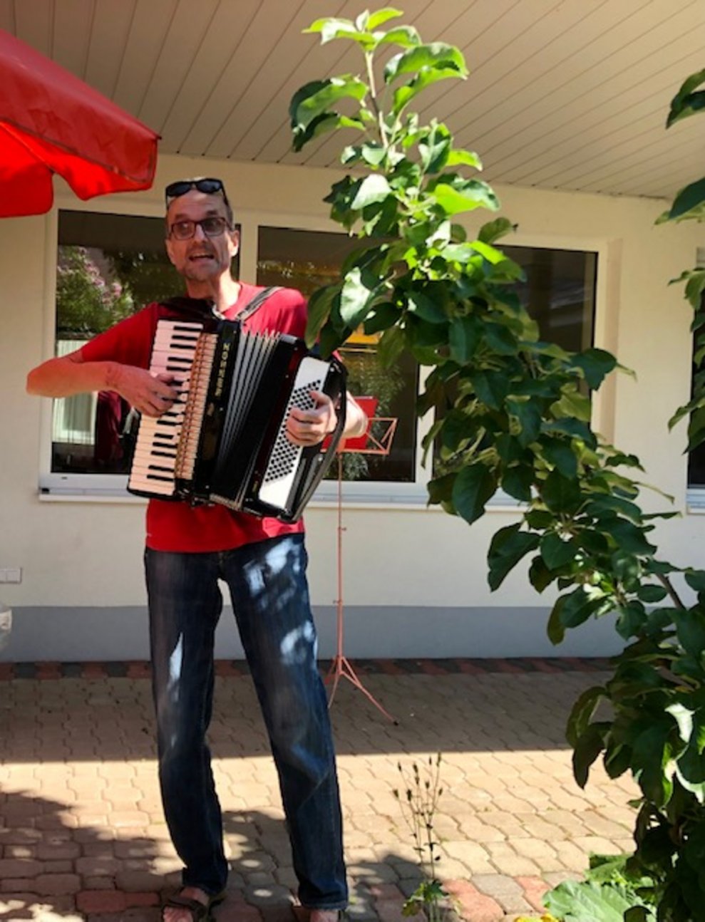 Ein Musiker.