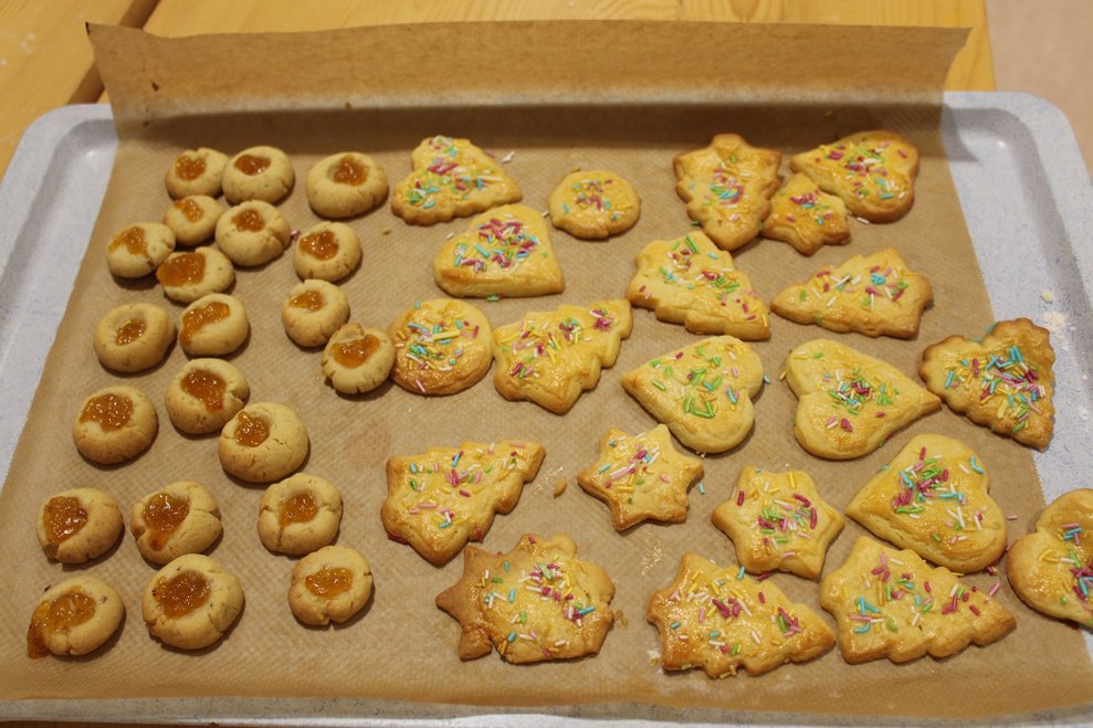 …und goldbraun gebacken.