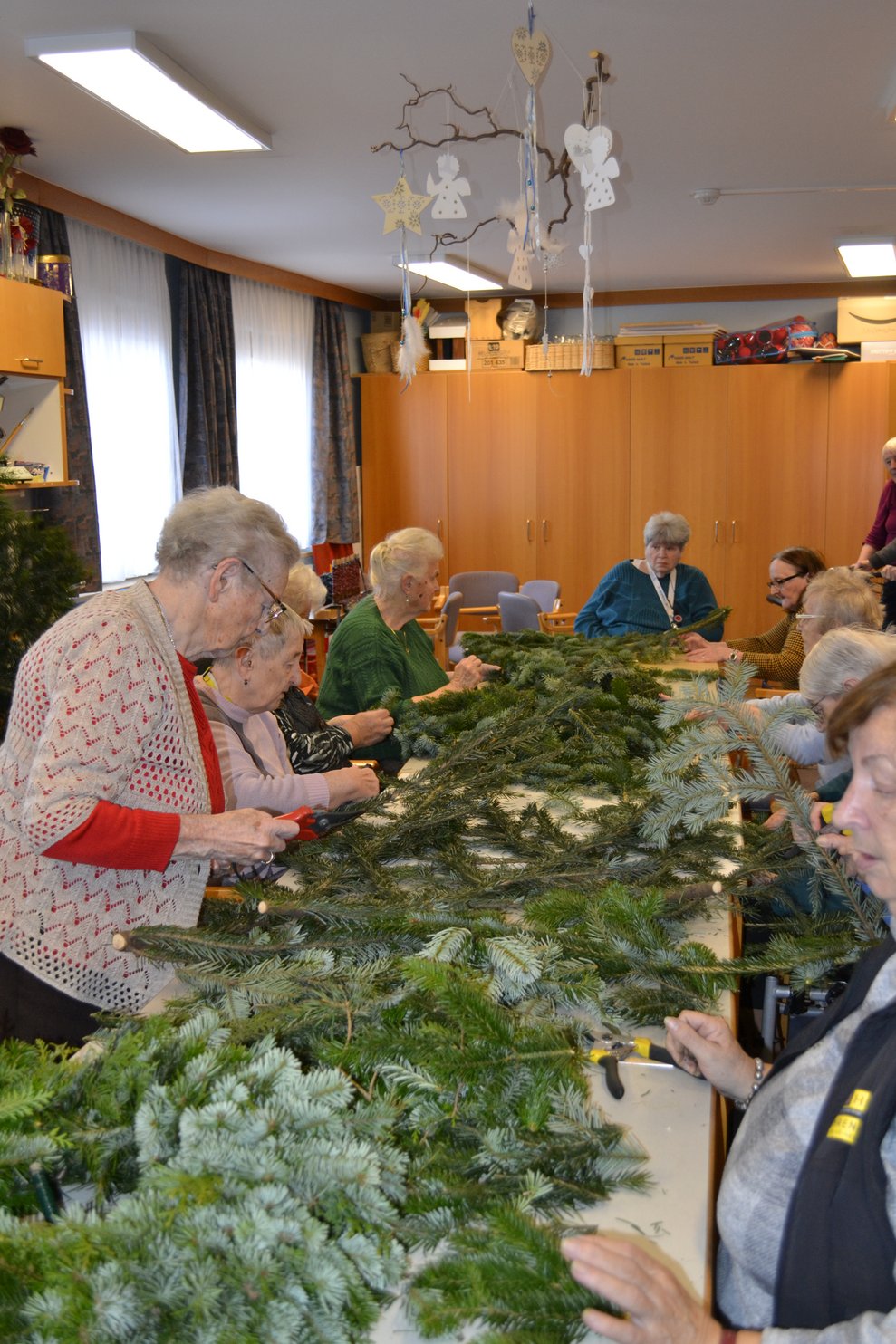 Reisig wird bearbeitet