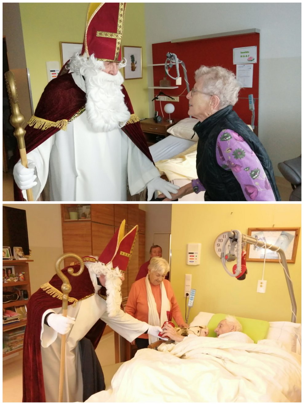 Zu Besuch bei Frau Haas und Herrn Ungerhofer.