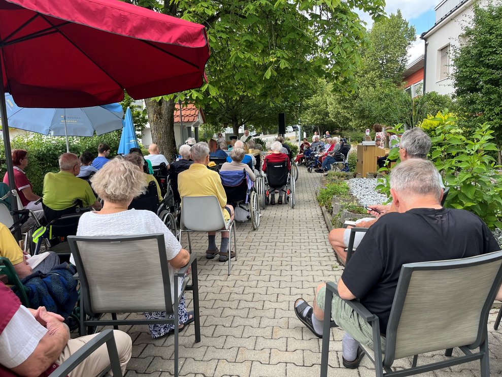 Heilige Messe im Freien