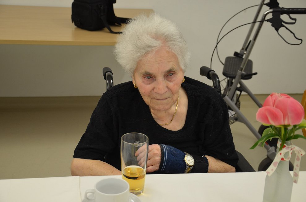 Eine Frau