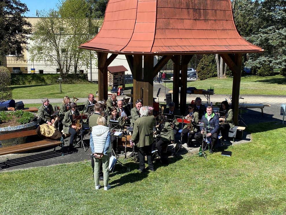 Bläsergruppe Hoheneich musiziert für uns