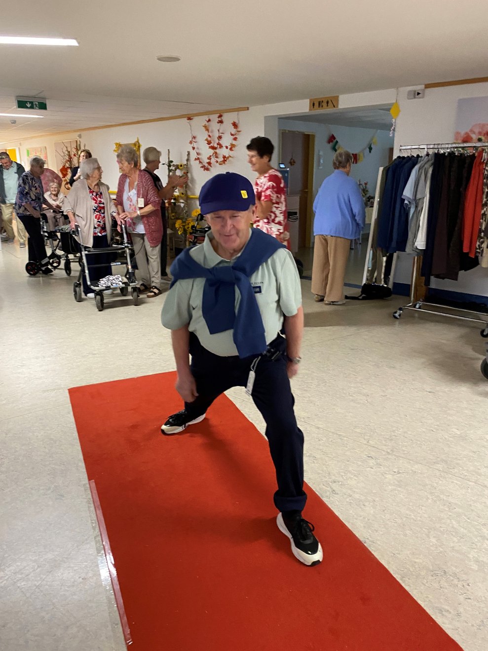 Show Einlage am Laufsteg