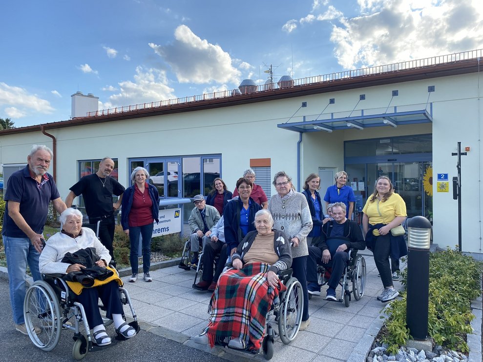 Die Gruppe ist startklar