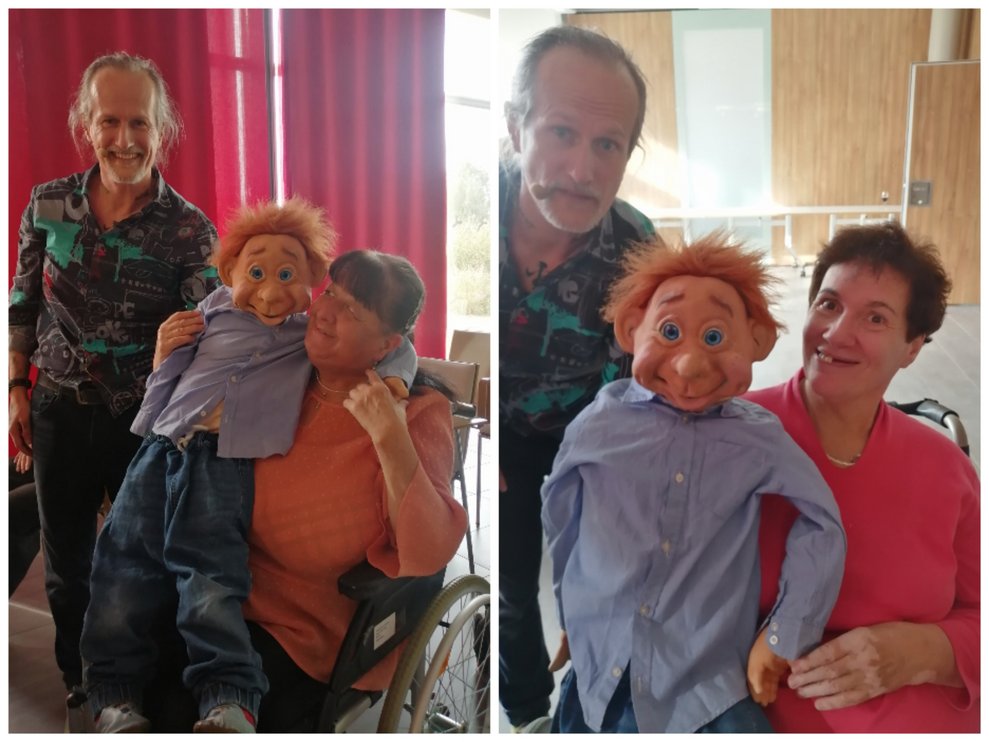 Frau Kobermann und Frau Trnka würden Willi am liebsten gar nicht mehr hergeben.