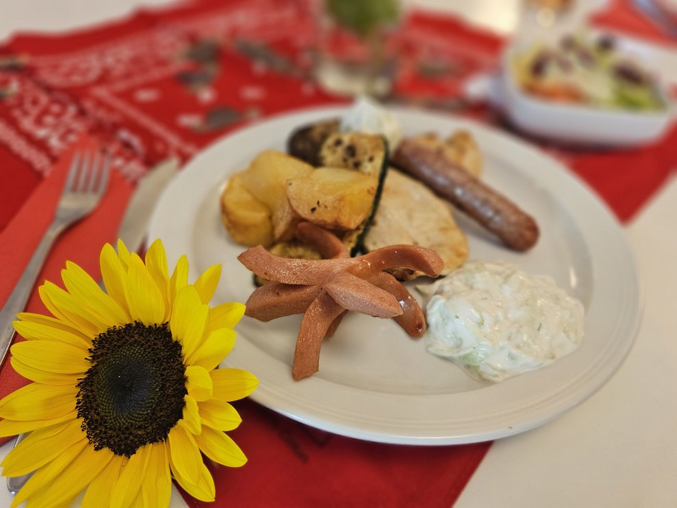 Unsere Küche zauberte für die Festgäste auch heuer wieder einen Grillteller.