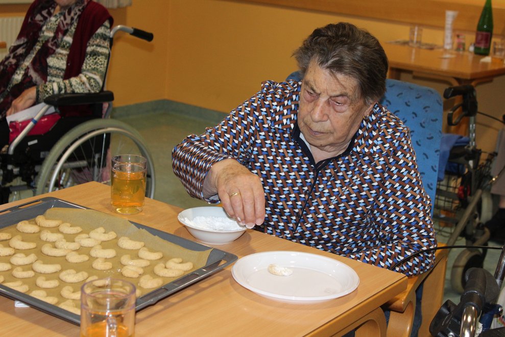 Krapferl backen