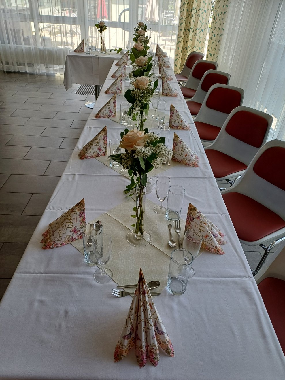 gedeckter Tisch
