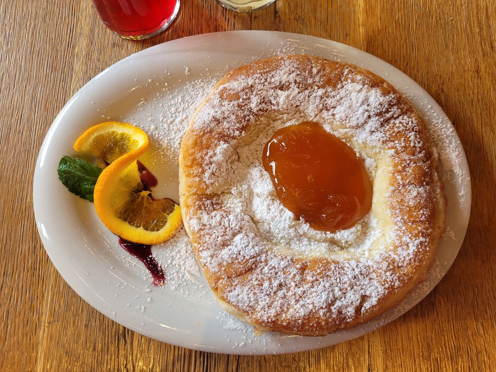 Ein köstlicher Bauernkrapfen zur Kaffeejause.