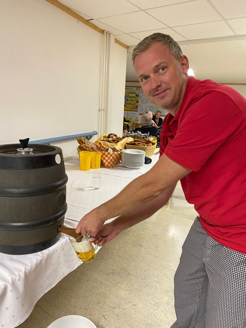 beim Oktoberfest darf auch das Bier nicht fehlen