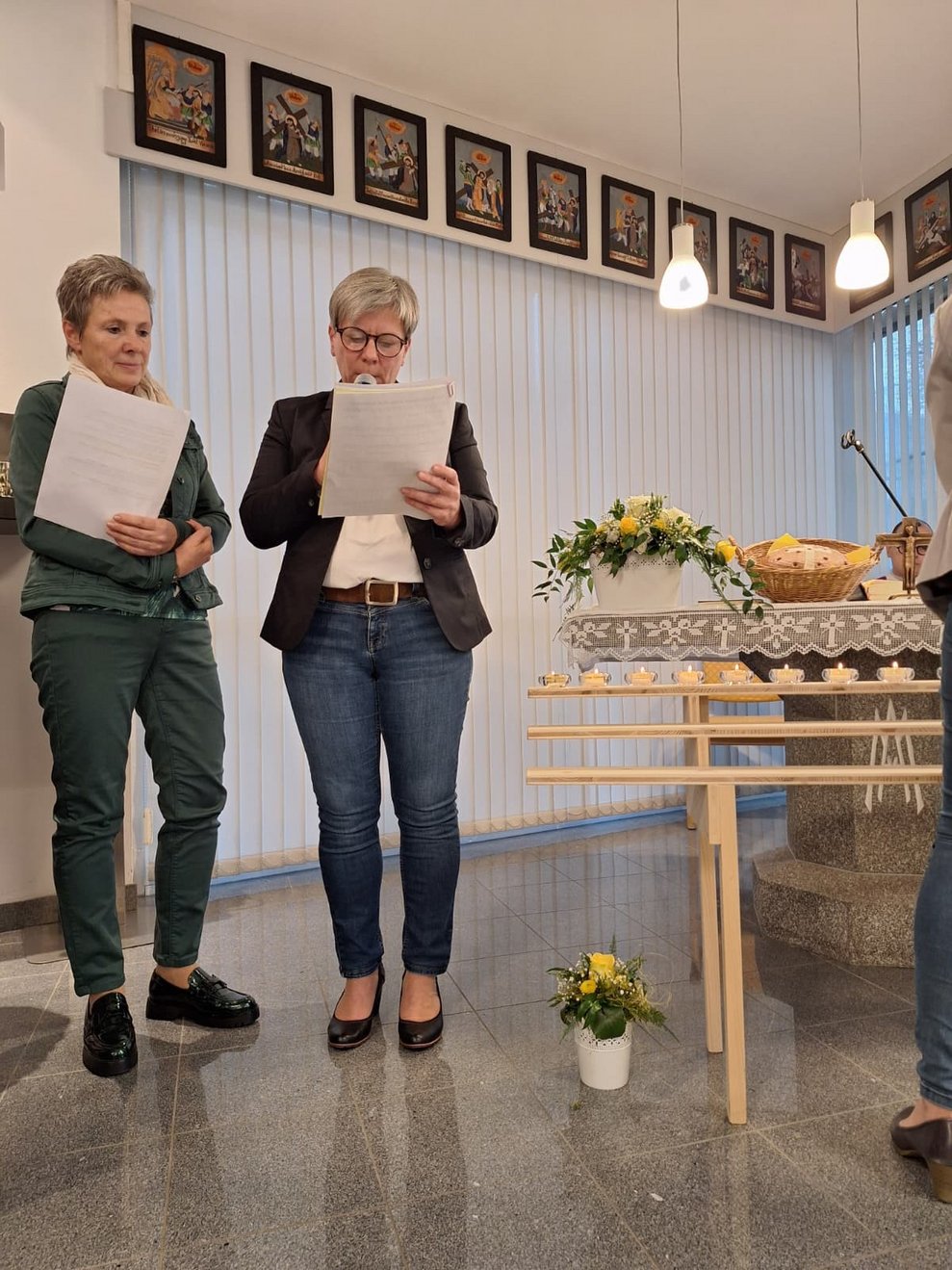 unsere beiden Palliativbeauftragten des Hauses