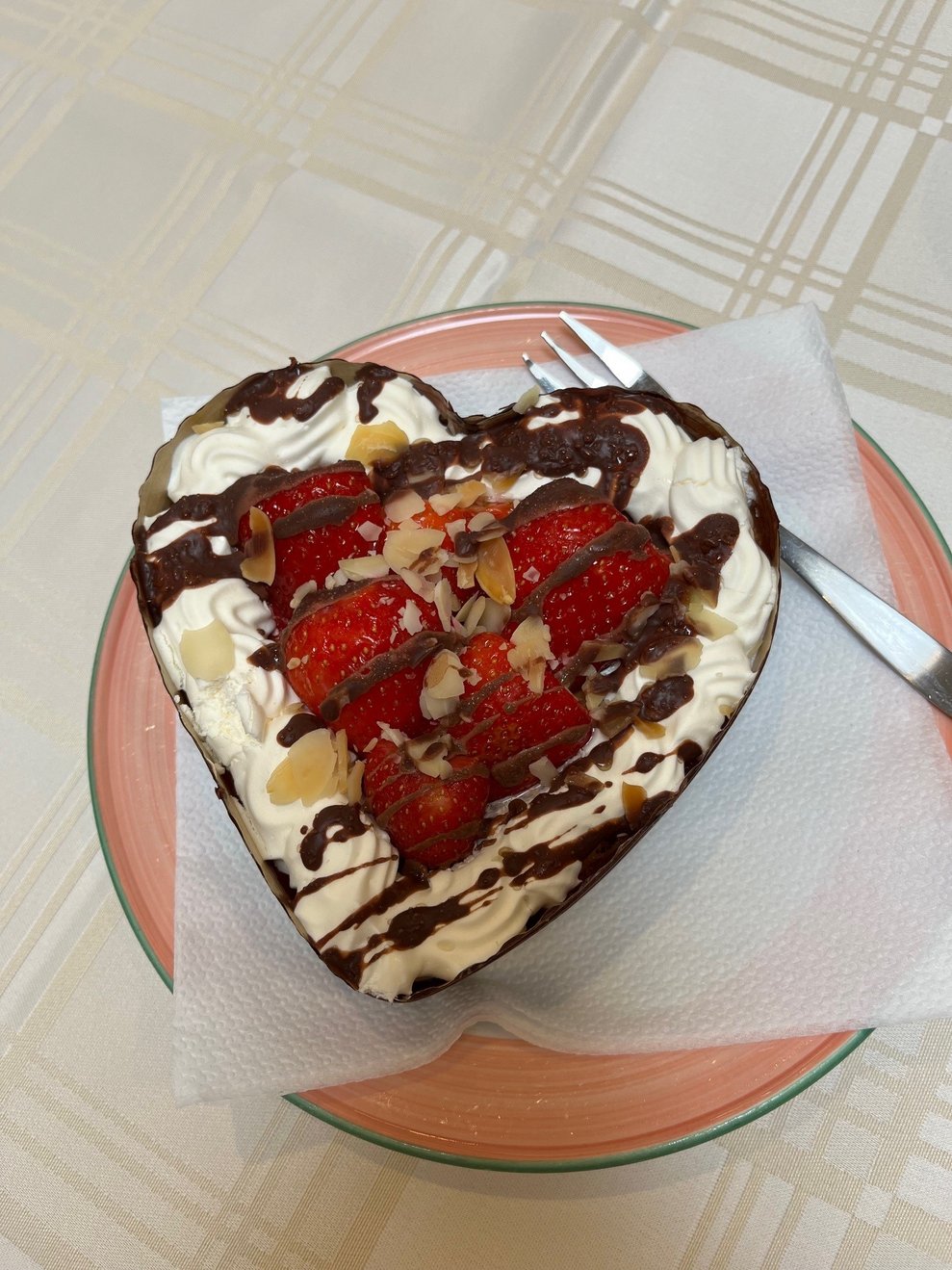 Torte in Herzform