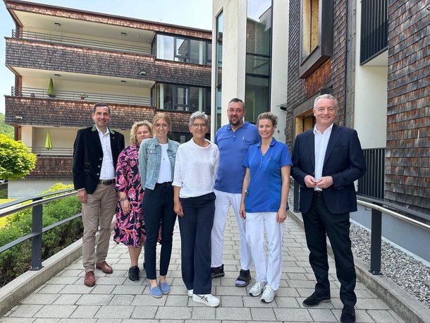 v.l.n.r.: Mag. Bernhard Kadlec, Maga. Dr. Elisabeth Bräutigam, Petra Gruber-Kram, BA, MA, Ulrike Scheuher, MSc, PBM Wolfgang Hofecker, PBM Dana Mayr und Mag. Gerhard Dafert