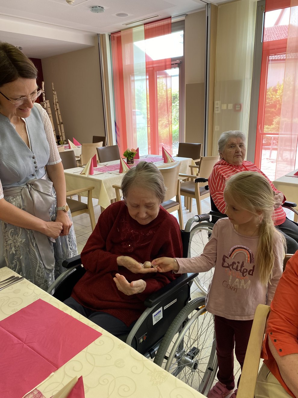 ...sogar kleine Geschenke.