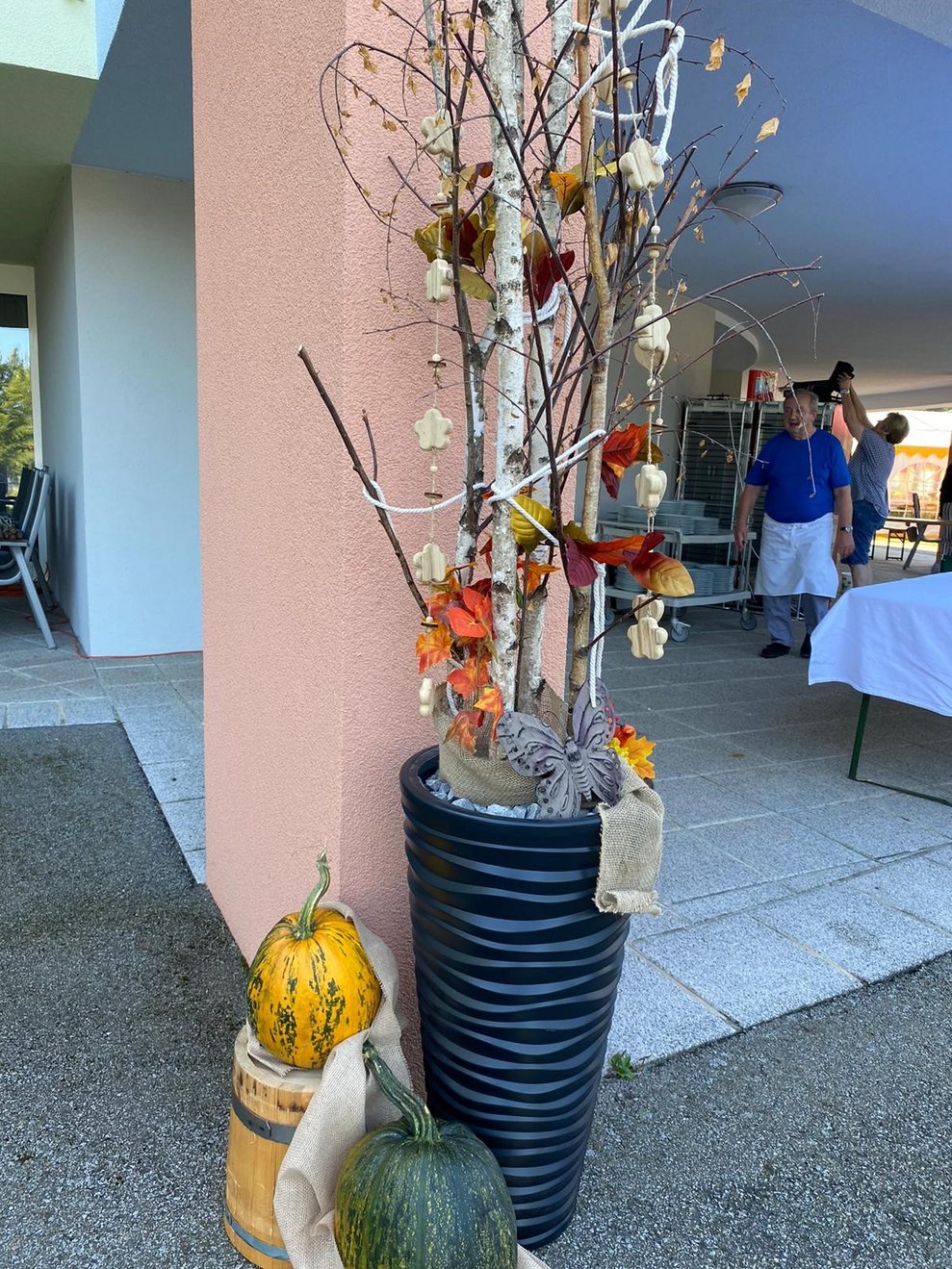 Dekorationen im Garten