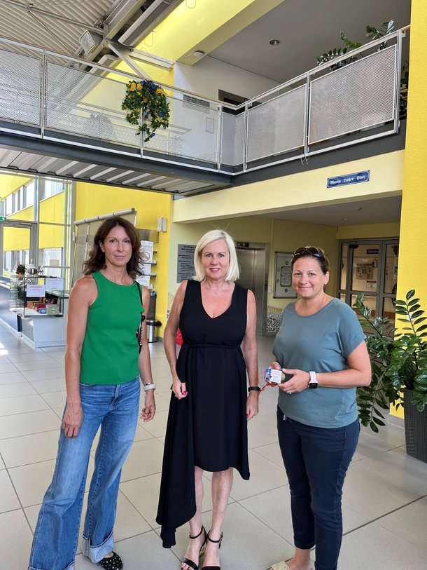 Besuch aus der Gemeinde Perchtoldsdorf von der GfGR Daniela Rambossek und Sonja Kaltenbrunner