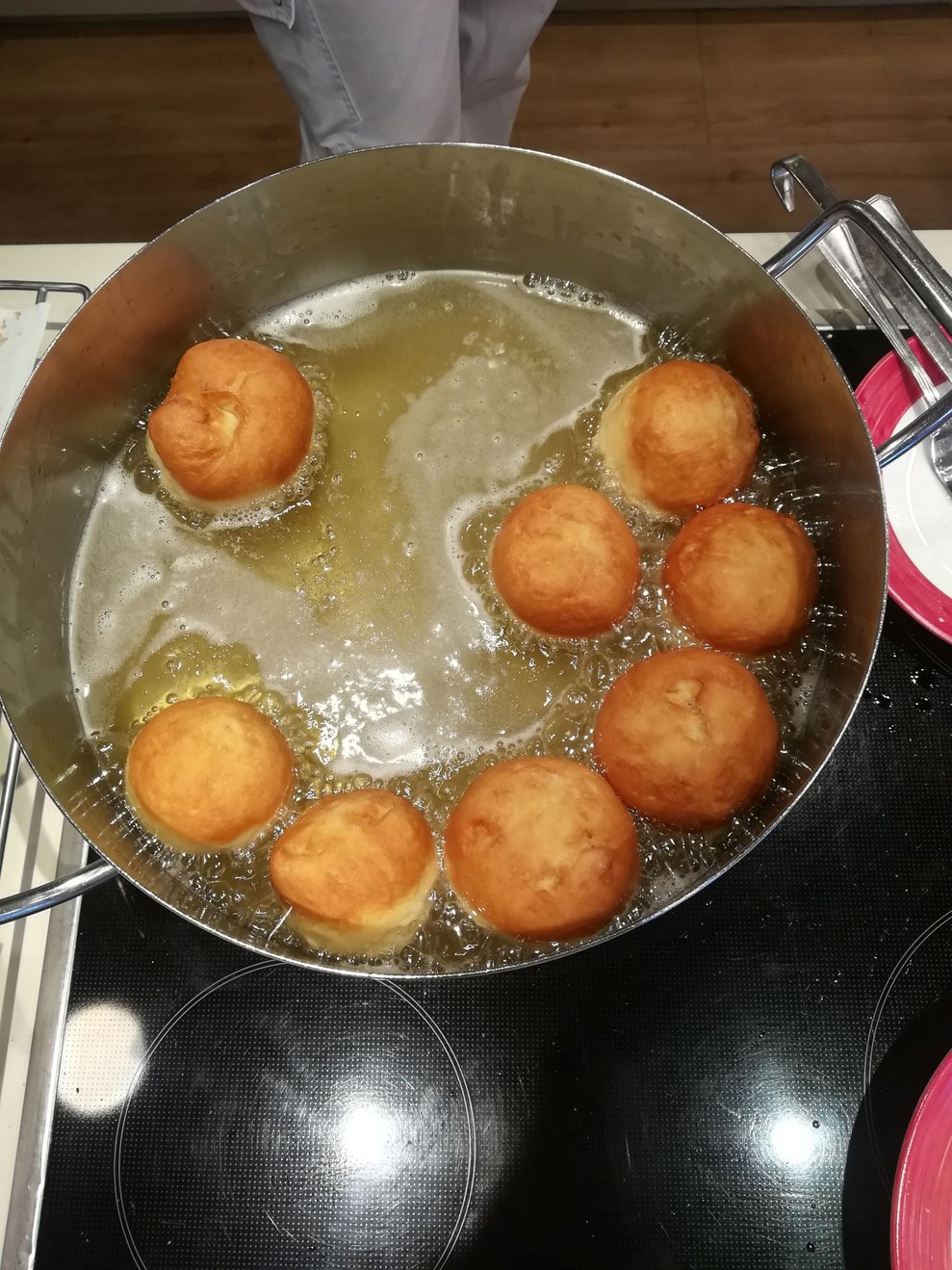 Krapfen backen