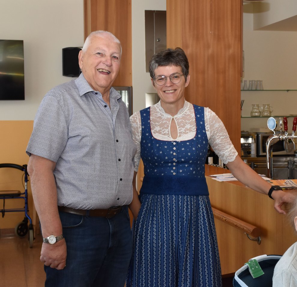 Ein Mann und eine Frau.