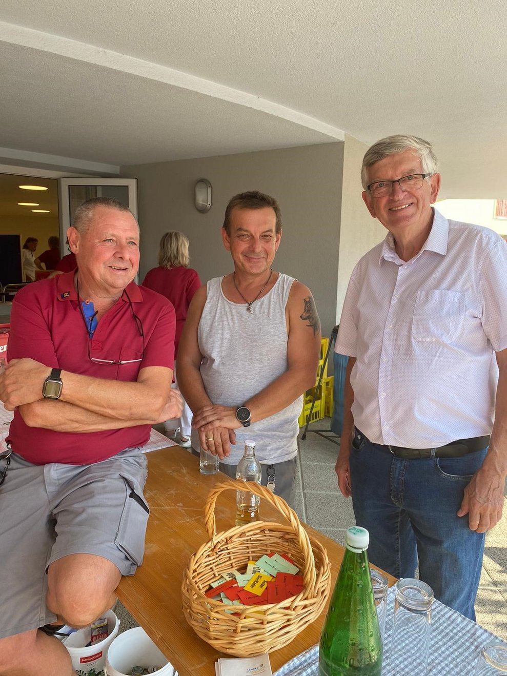 unsere Haustechniker mit ehemaligem Chef Höfenstock Herbert